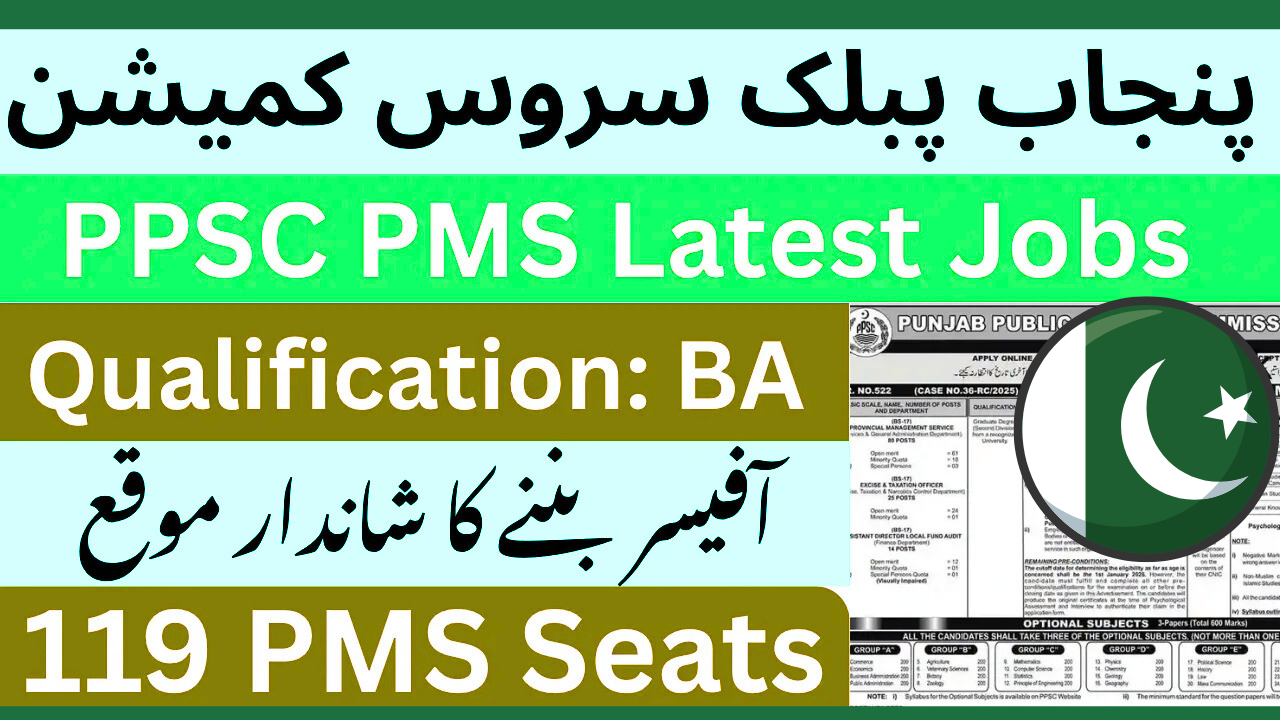 PPSC PMS Advertisement 2026