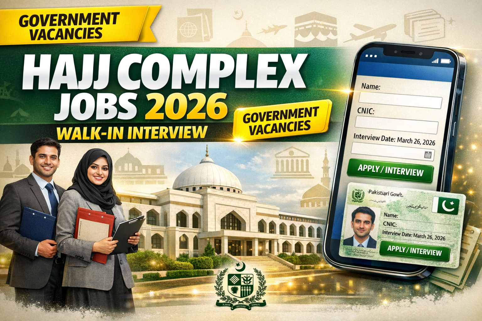 Hajj Complex Quetta Jobs 2026