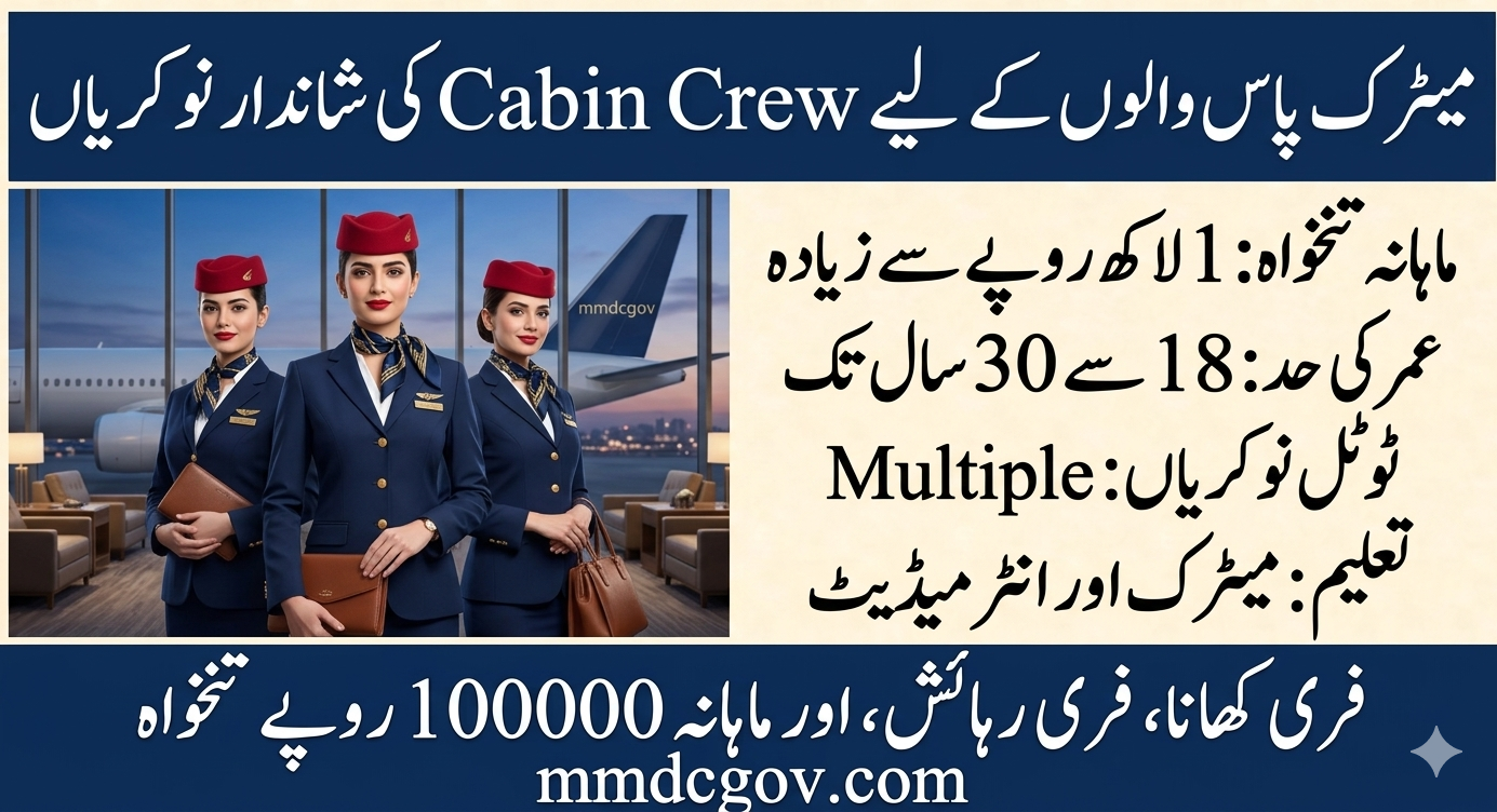 AirSial Cabin Crew Jobs 2026 â Walk-In Interview in Sahiwal