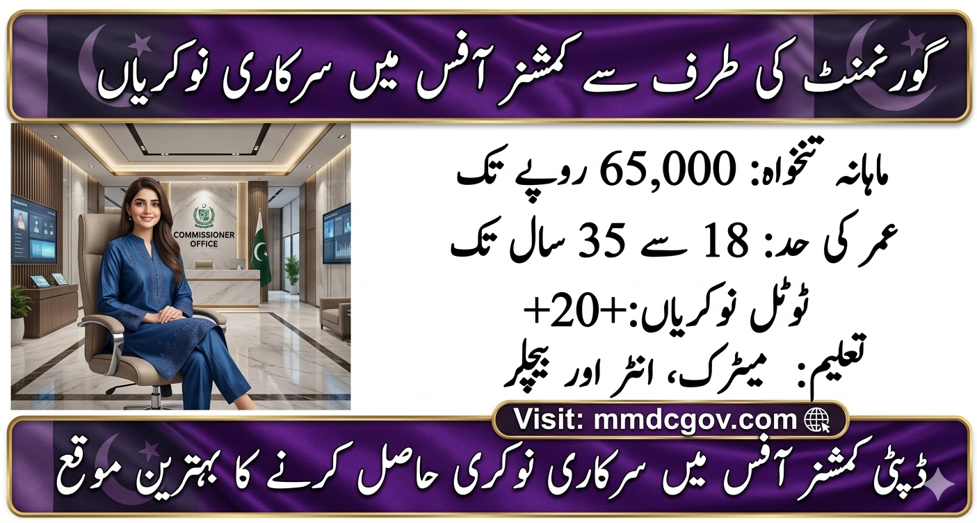 Deputy Commissioner Jobs 2026