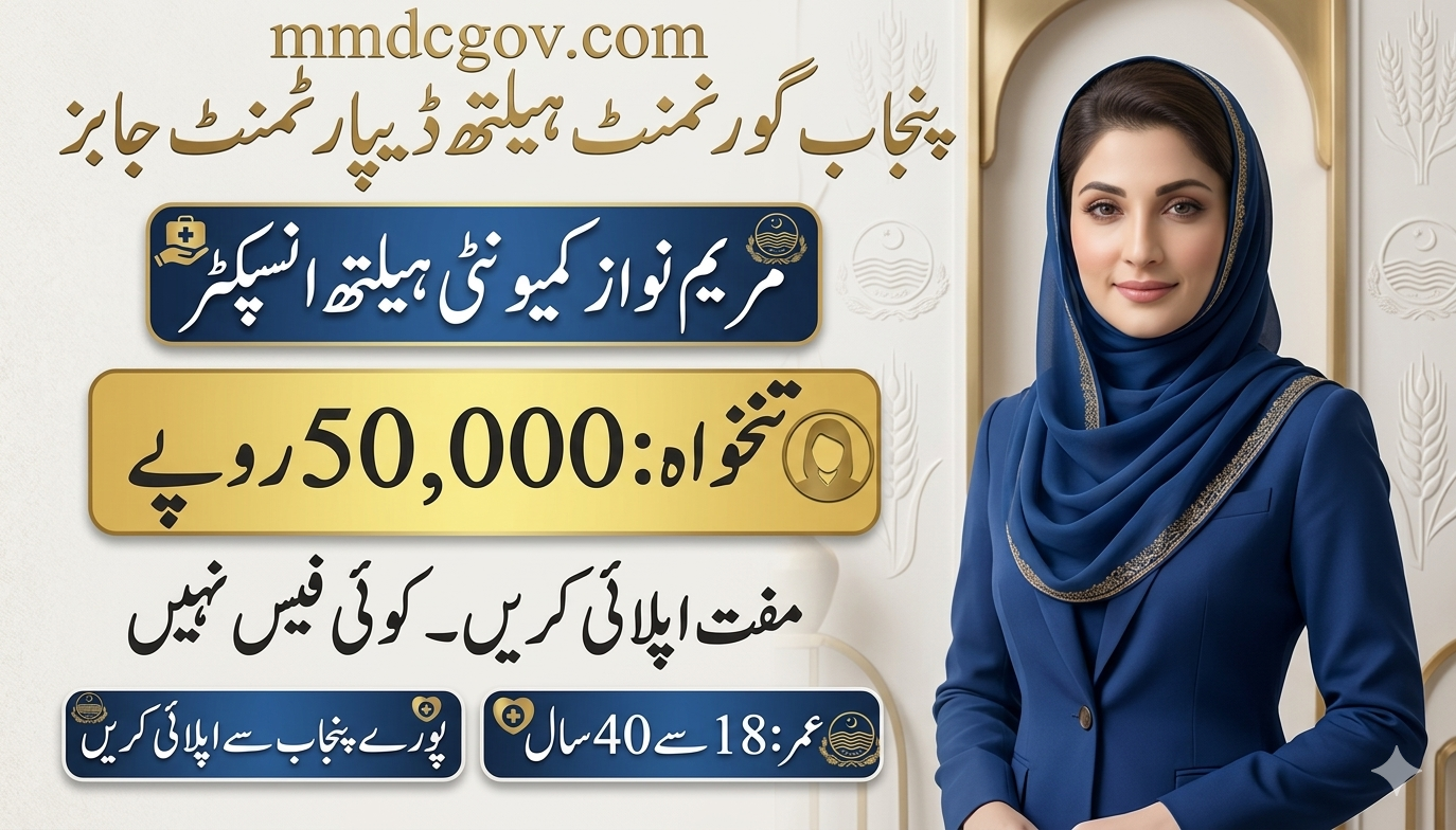 Maryam Nawaz Community Health Inspector Jobs 2026
