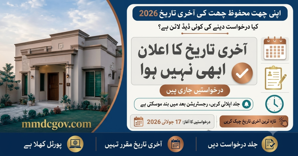 CM Punjab Apni Chhat, Mehfooz Chhat Scheme 2026