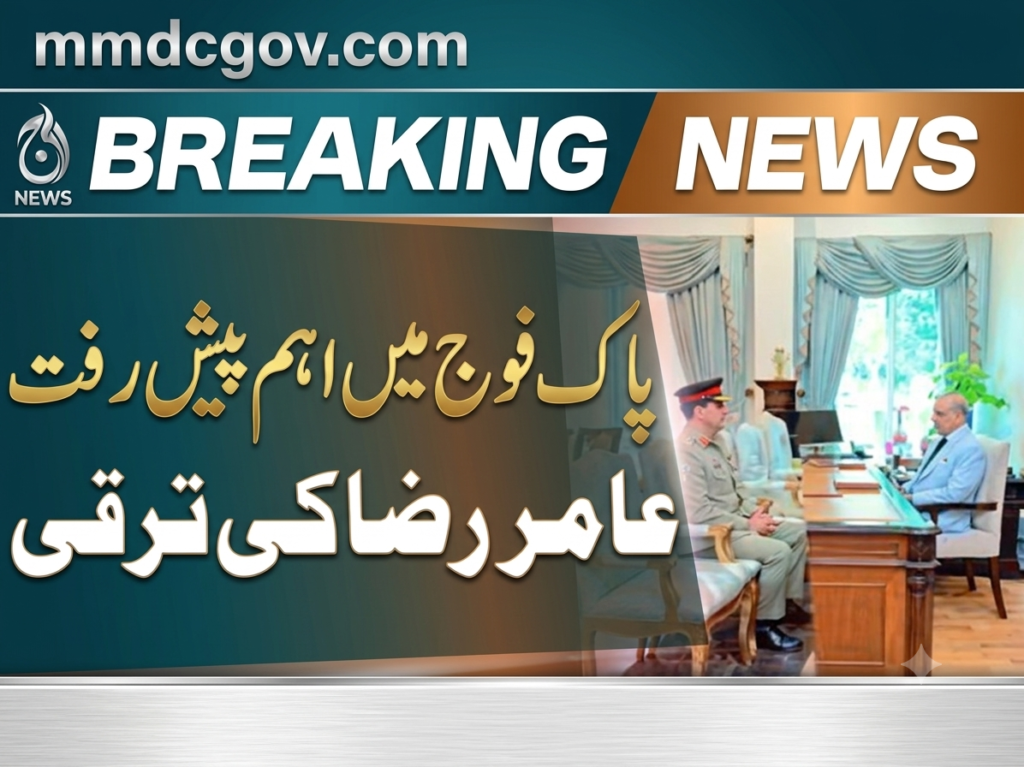 PM Appoints Gen Aamer Raza as Commander