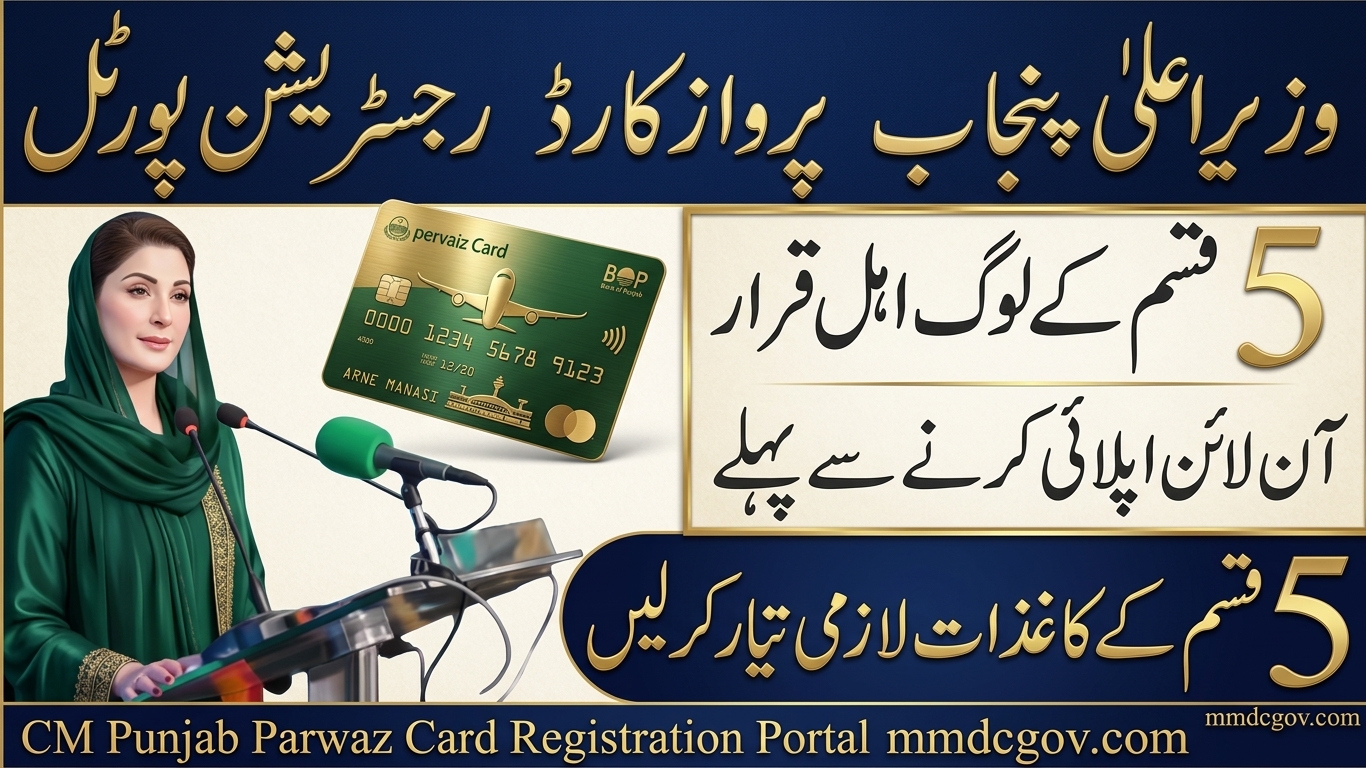 CM Punjab Parwaaz Card 2026